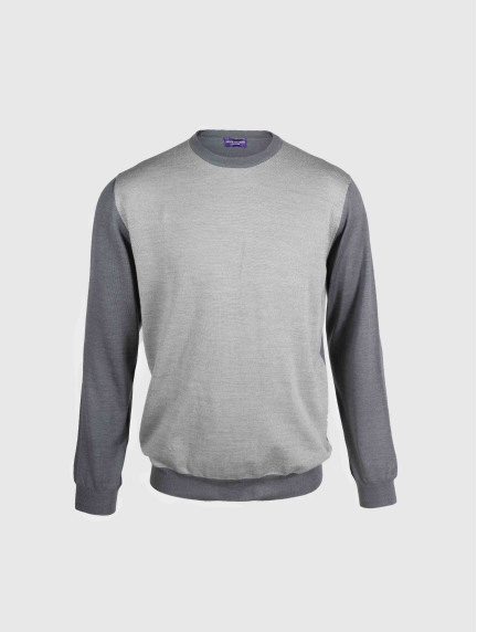 Patrick Hellmann CollectionGrey Pullover Round-Neck image1090